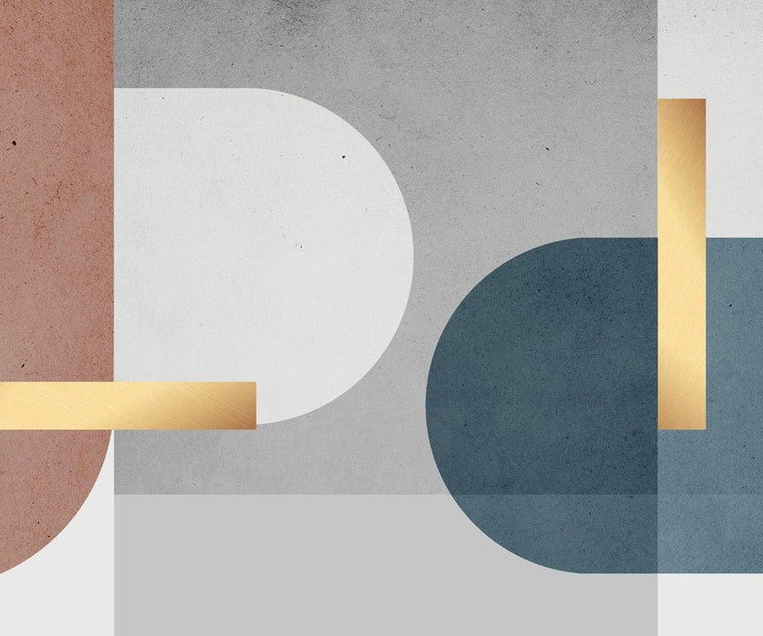 Carta da parati grafica in cemento