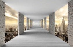 Tapete Trompe l'oeil New York Hall