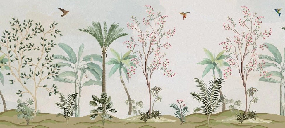 Carta da parati Chinoiserie jungle
