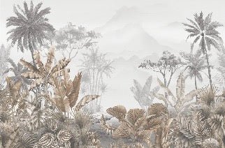 Tapete Trend Tropical Sepia