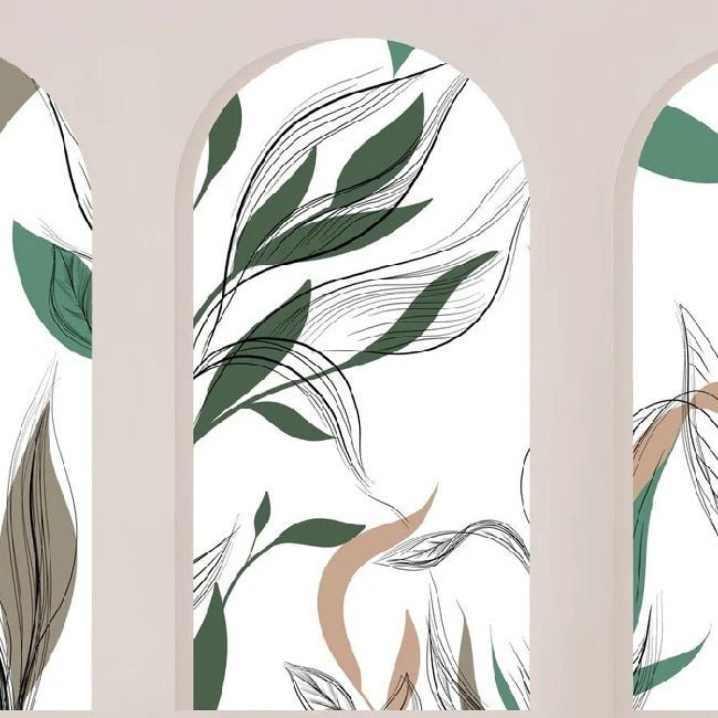 Tapete Architekturflora
