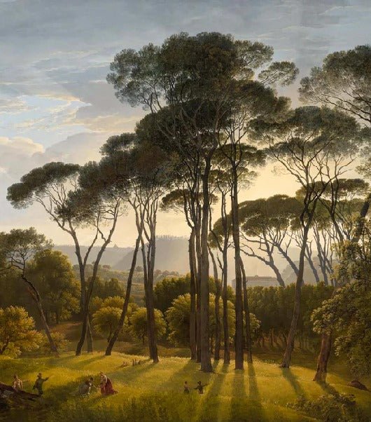 Tapete Halle historische Landschaft Italien