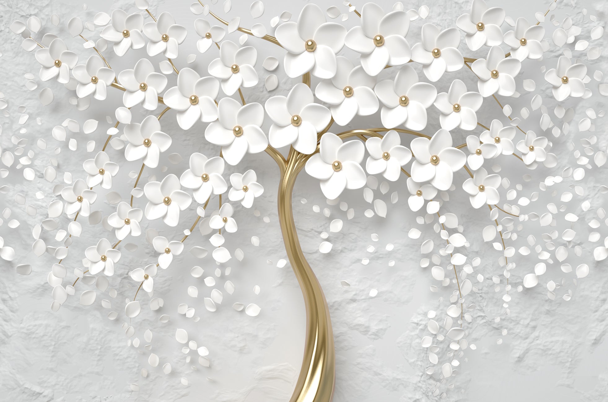 Papier peint toilette tree 3D, XXL, tendance