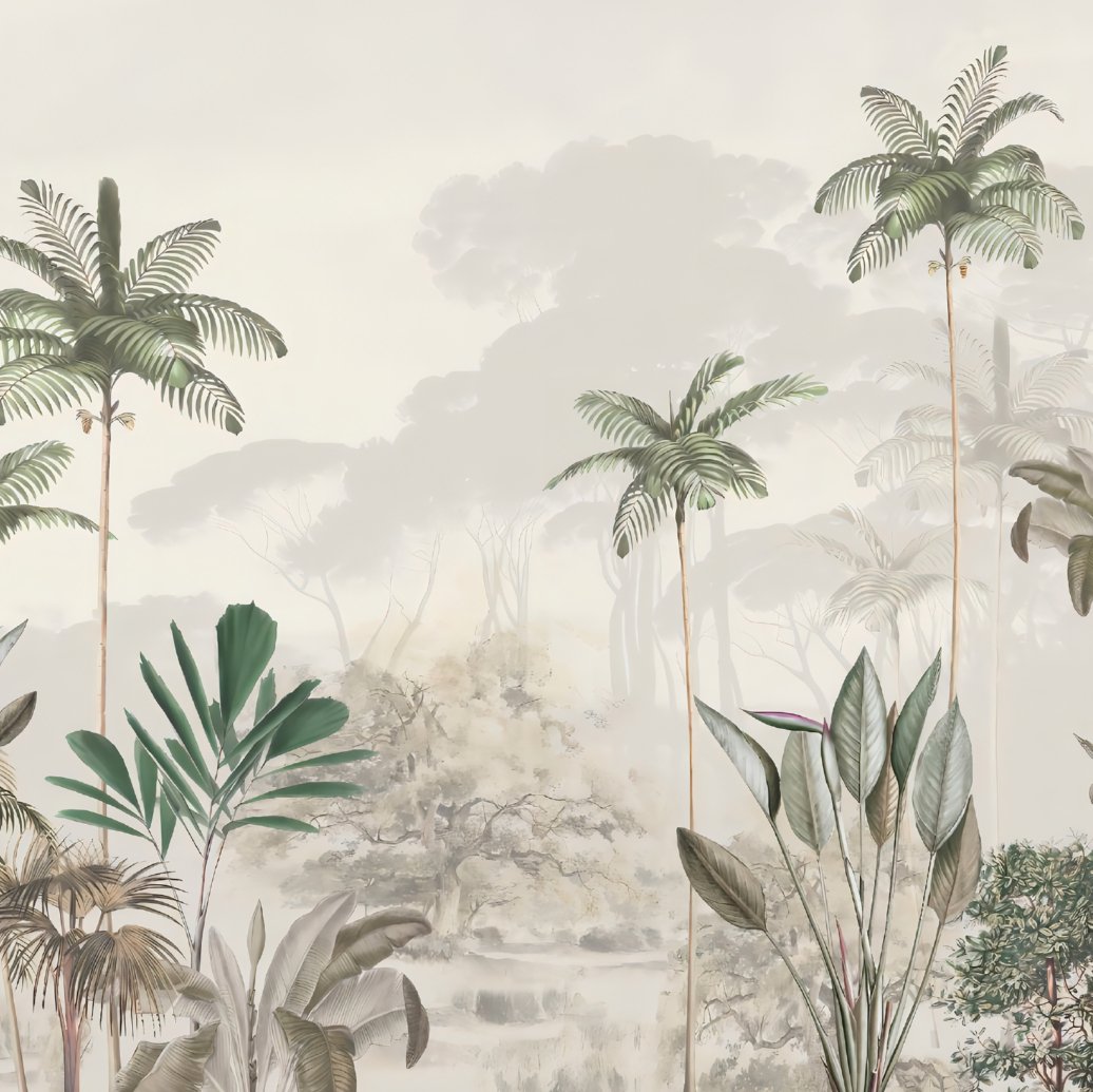 Panorama-Tapete „Jungle Eden“ L 220 cm x H 220 cm