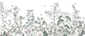 Tapete mit Wildblumen