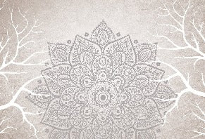 Papier peint intissé mandala bohème indien