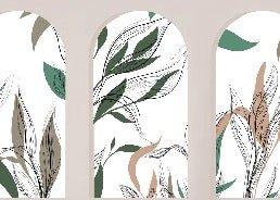 Tapete Architekturflora