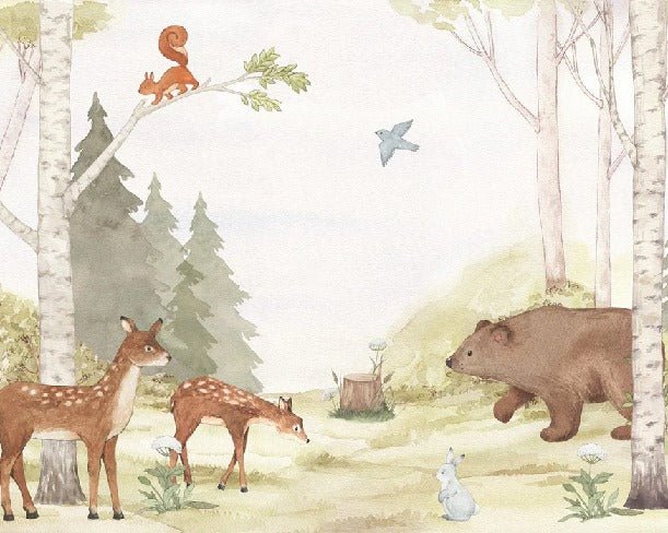 Tapete Zauberwald Kinderzimmer