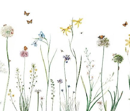 Papier peint herbes enchantées