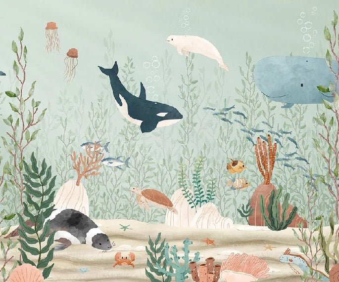 Babytapete Meereswelt
