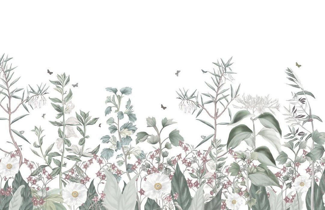 Tapete mit Wildblumen