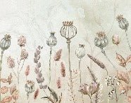 Carta da parati con fiori d'autunno