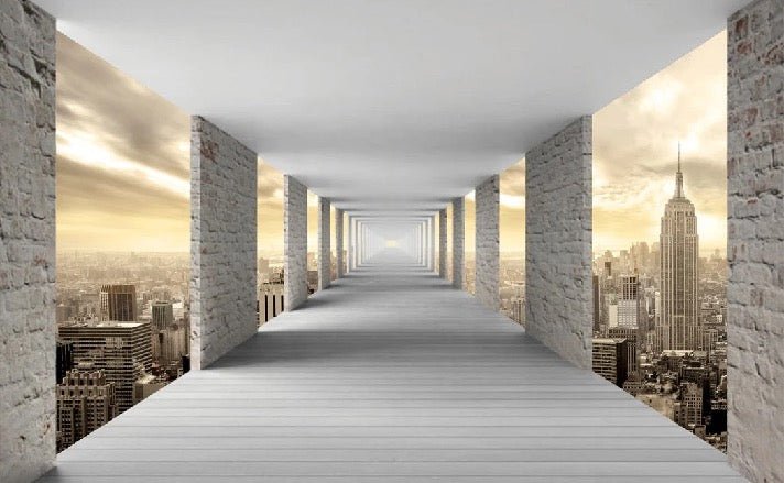 Tapete Trompe l'oeil New York Hall