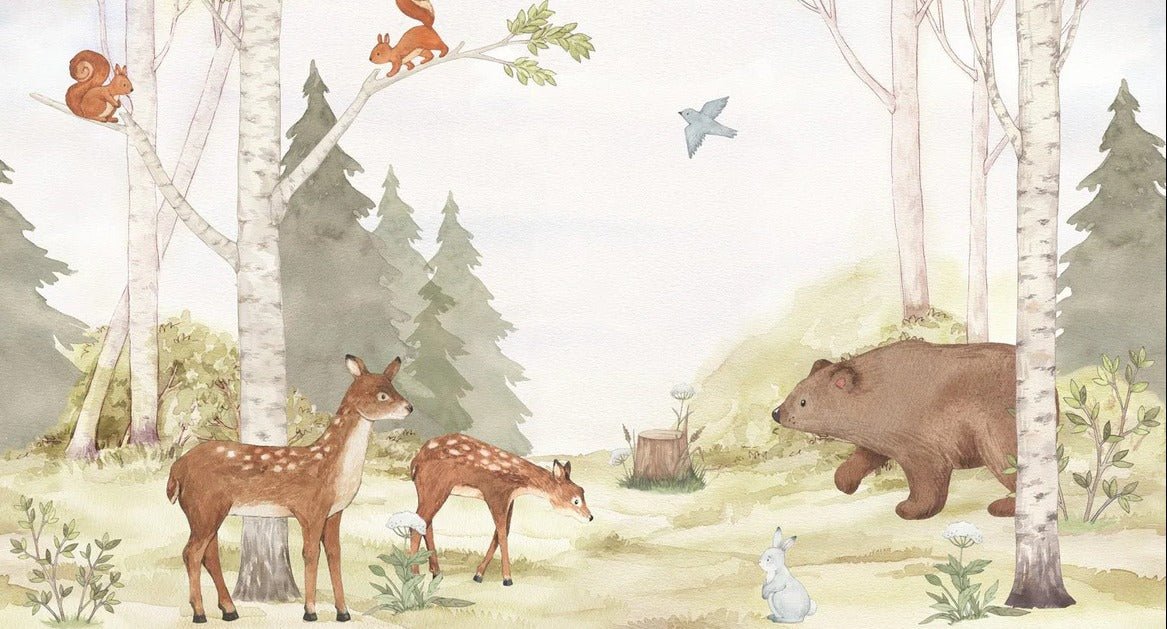 Tapete Zauberwald Kinderzimmer