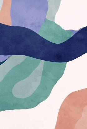 Papier peint abstrait ondulation