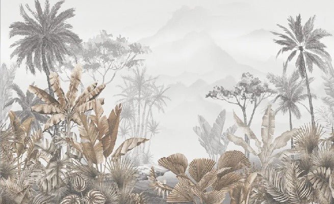 Tapete Trend Tropical Sepia