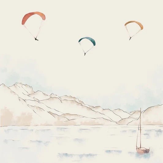 Papier peint Annecy, cimes & art