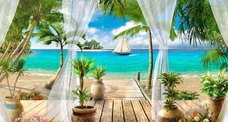 Papier peint Windows Sea