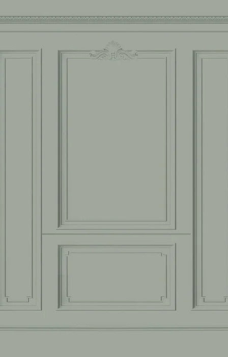 Papier peint Haussmann Vert de gris