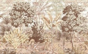 Papier peint jungle lumineuse, XXL, tendance