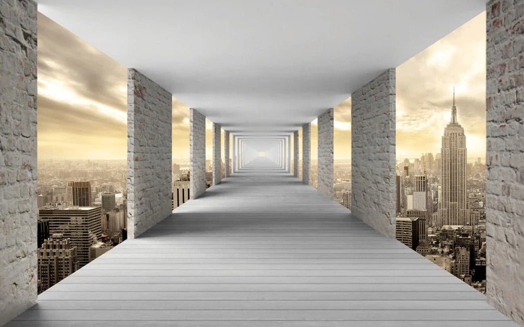 Tapete Trompe l'oeil New York Hall