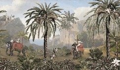 Papier peint à l'aube du Bengale
