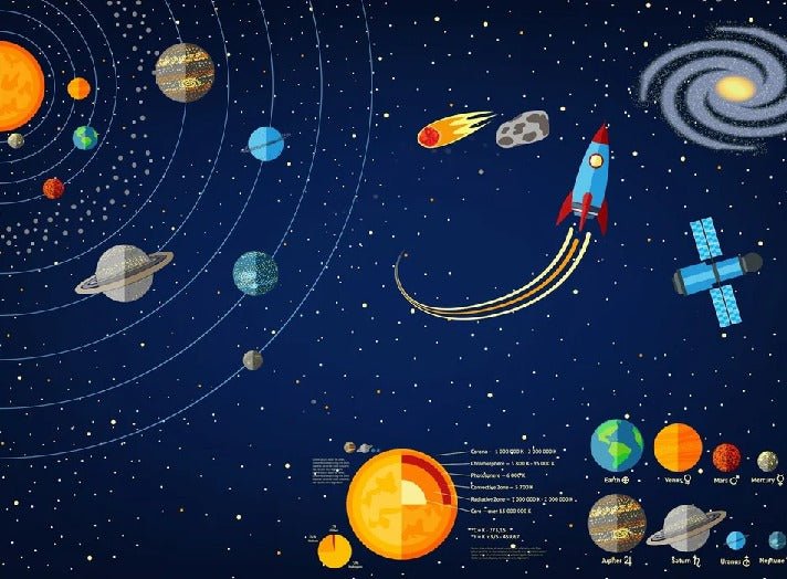 Carta da parati astronauta universo galassia