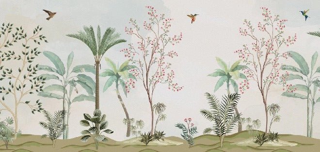 Carta da parati Chinoiserie jungle
