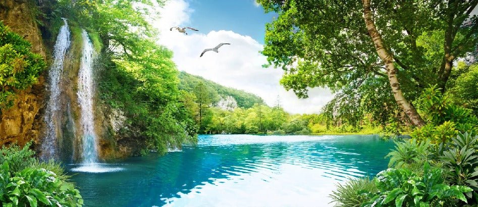 Papier peint Cascade détente, XXL, tendance