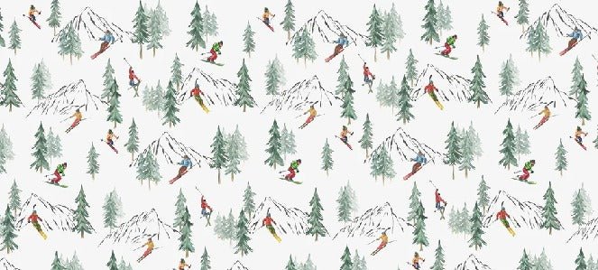 Carta da parati a scorrimento alpino