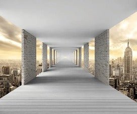Tapete Trompe l'oeil New York Hall