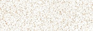 Carta da parati effetto terrazzo color seppia