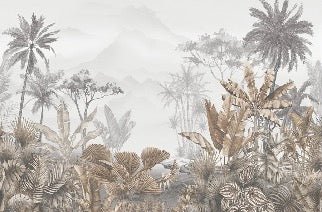 Tapete Trend Tropical Sepia