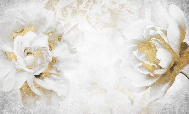 Carta da parati Fleur Or toilet