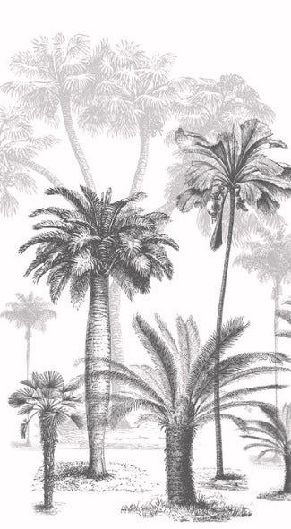 Papier peint Jungle Black & White