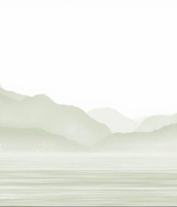 Carta da parati Annecy e il suo tranquillo lago verde