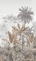 Carta da parati seppia tropicale
