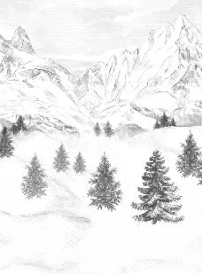 Papier peint Aiguilles d'Arves