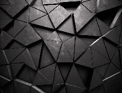 Papier peint 3D Black Perspective