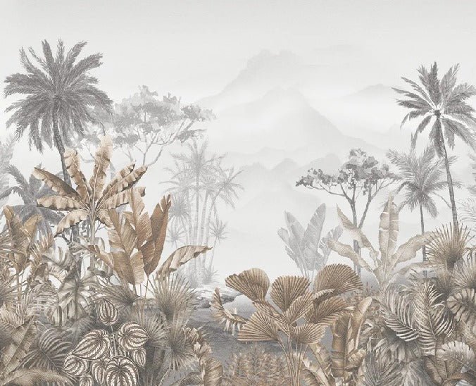 Tapete Trend Tropical Sepia