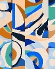 Papier peint abstrait vibrant