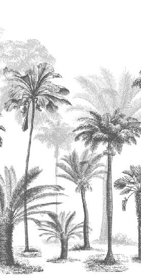 Papier peint Jungle Black & White