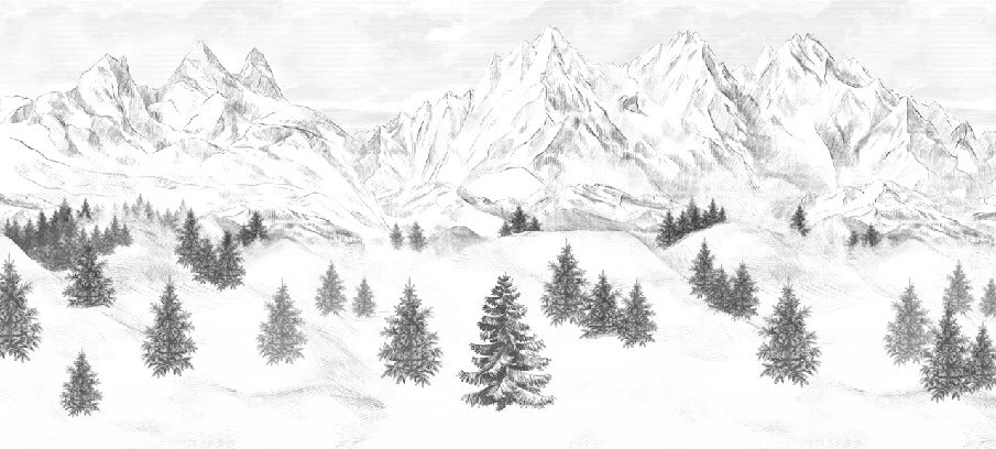 Papier peint Aiguilles d'Arves