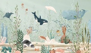 Sfondo per bambini del mondo marino