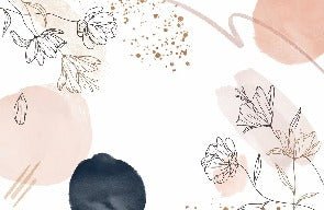 Tapete Formen und Blumen