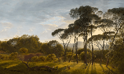 Tapete Flur historische Landschaft Italien