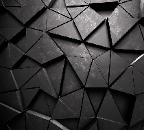 Papier peint 3D Black Perspective