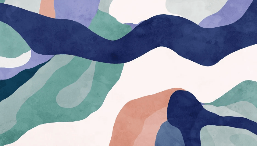 Papier peint abstrait ondulation