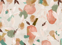 Papier peint bloom & brush - Muralconcept