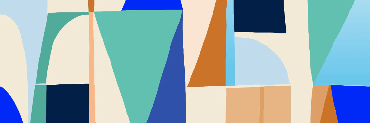 Papier peint abstrait géométrique tendance